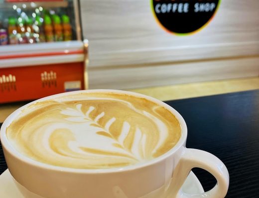 Orange coffee shop